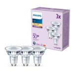 Mehrfachpackung 3x Philips LED-Spot GU10 PAR16 5W 355lm 36D - 827 Extra Warmweiß