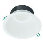 Philips LED Downlight Coreline DN142B Aluminium Weiß 19.2W 2300lm 60D - 840 Kaltweiß | Ausschnitt 200mm - IP54 - Dimmbar - Weiß Reflektor