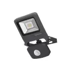 Ledvance LED-Scheinwerfer Endura Schwarz 10W 800lm 100D - 830 Warmweiß | IP44 - Bewegungs- und Lichtsensor - Symmetrisch