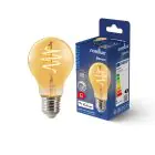 Nordlux Smart LED E27 Birne Fadenlampe Messing 4.7W 380lm 360D - 822 Extra Warmweiß | Dimmbar