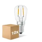 Mehrfachpackung 10x Osram Special T LED E14 Tubular Fadenlampe Klar 1.6W 70lm - 824 Extra Warmweiß | Ersatz Für 5W